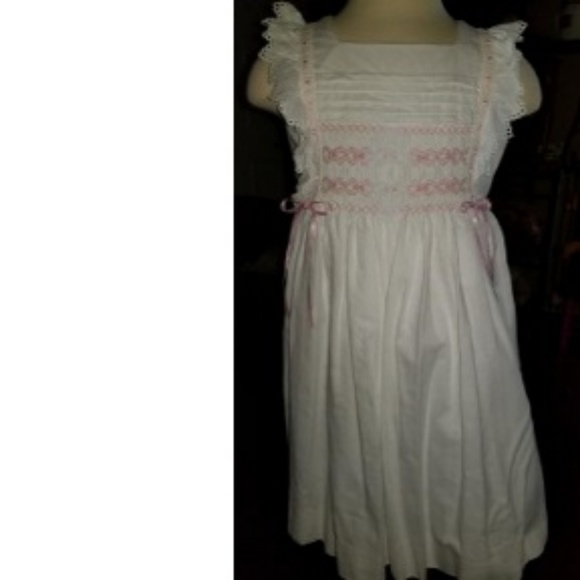 Smocked Easter Dress - Picture 1 of 4